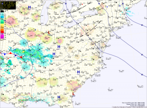 Current Surface Map