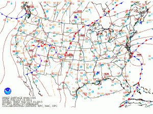 Current Surface Map