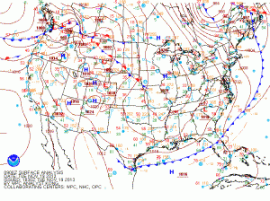 Current Surface Map