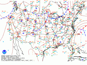 Current Surface Map