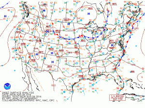 Current Surface Map