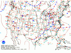 Current Surface Map