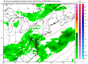 GFS - 8pm Saturday