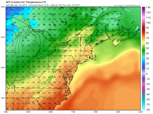 GFS: Temps - 1pm Today