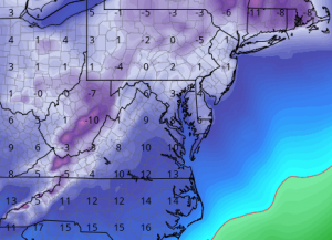 GFS Temps: 7am Sunday