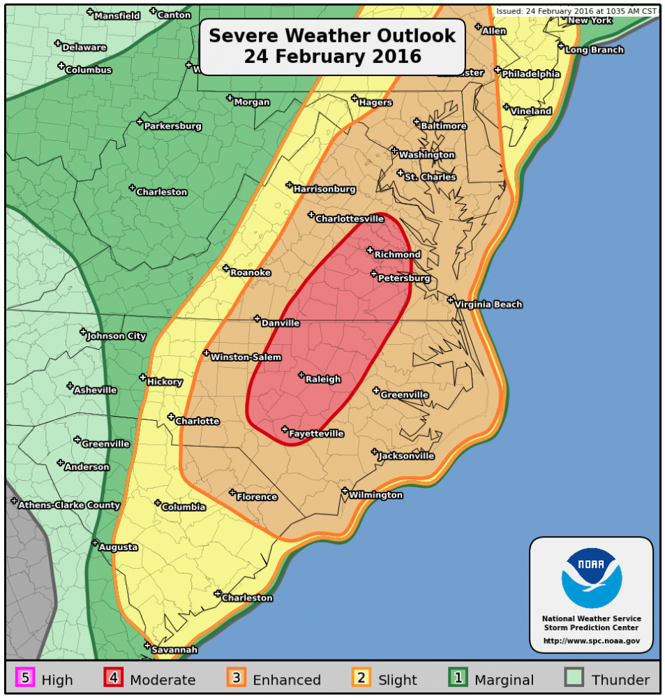 SPC Severe Weather Outlook