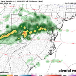 Mild but Wet Weekend on Tap