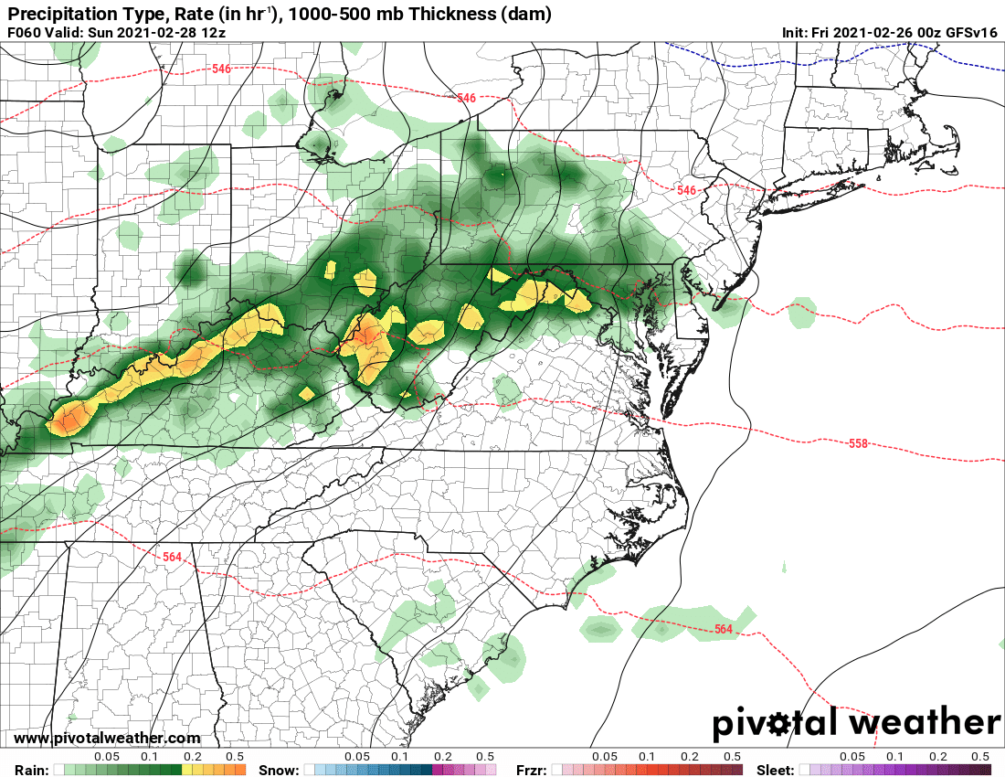 Mild but Wet Weekend on Tap