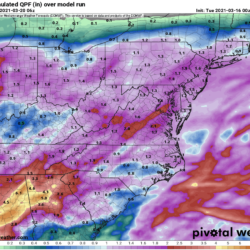 Cool and Cloudy; Widespread Rainfall Thursday into Friday