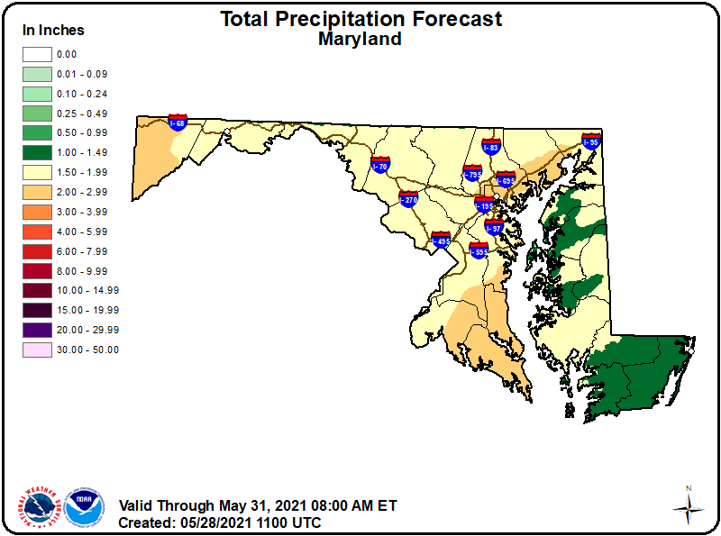 Cool and Rainy Start to Memorial Day Weekend