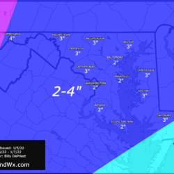 Light to Moderate Snow Likely late Tomorrow Night into Friday