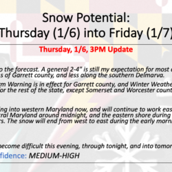 Light to Moderate Snow This Evening into Tomorrow Morning