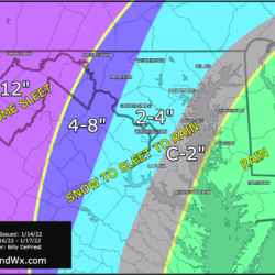 Friday Afternoon Update: Strong Winter Storm to Affect the state Sunday Afternoon into early Monday Morning