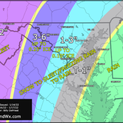 Saturday Afternoon Update: Messy Winter Storm Arrives Tomorrow Afternoon