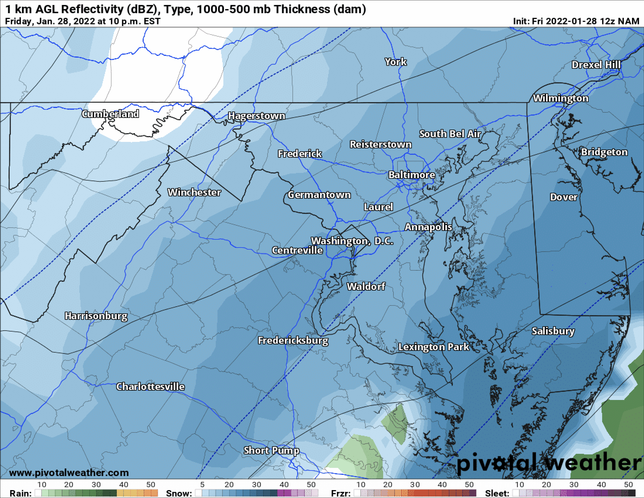 Friday AM Update: Slight snowfall adjustment; Blizzard Warnings along the coast