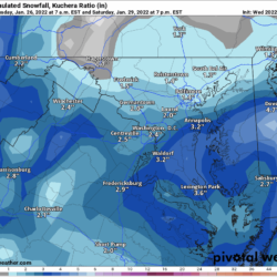 Friday Snow Threat Update: Glancing hit likely – heaviest snowfall east