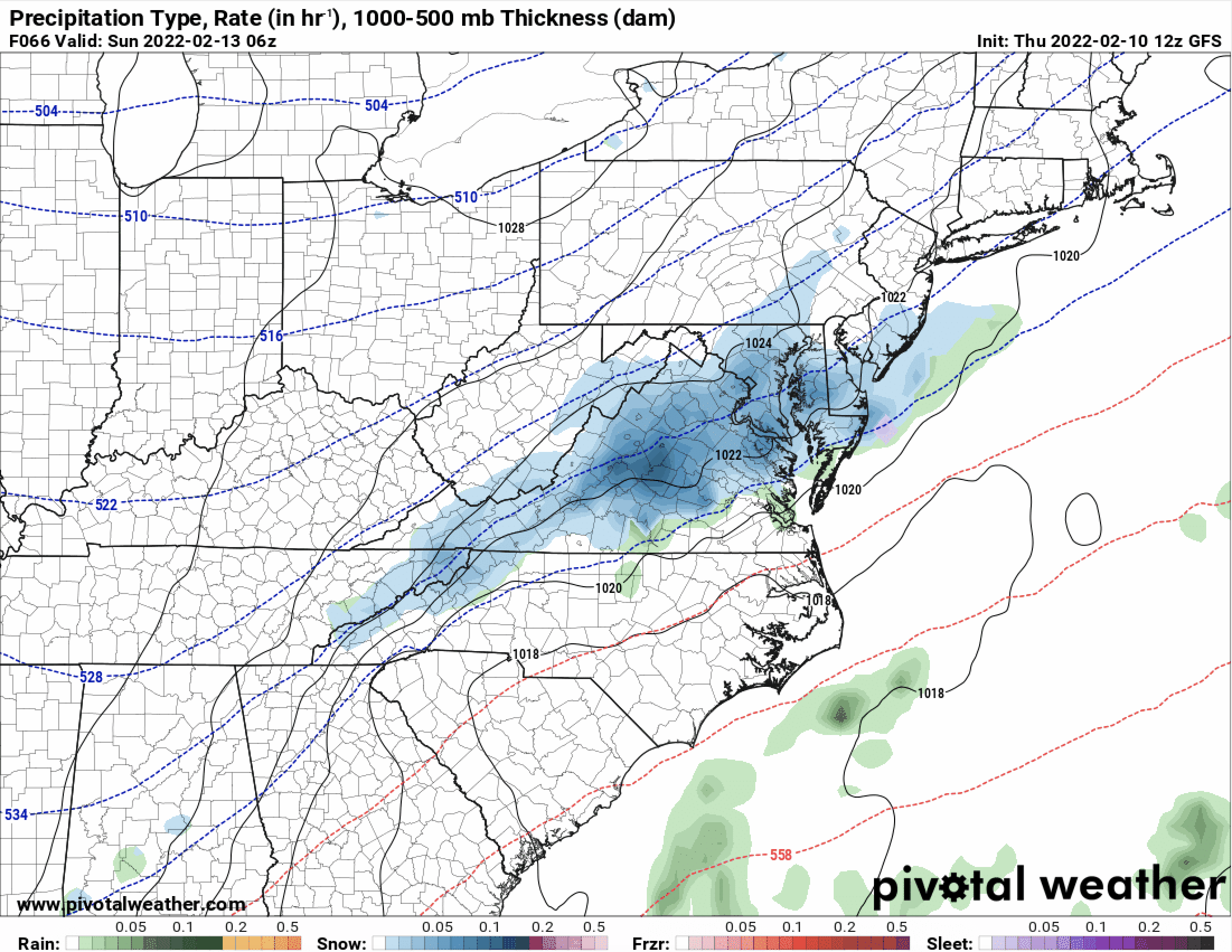 Period of light snow likely Saturday night into Sunday morning